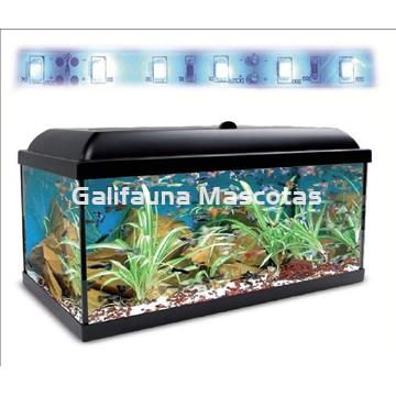 Acuario kit Aqualed 100 Litros. Filtro Optimus o Biopower. - Imagen 2