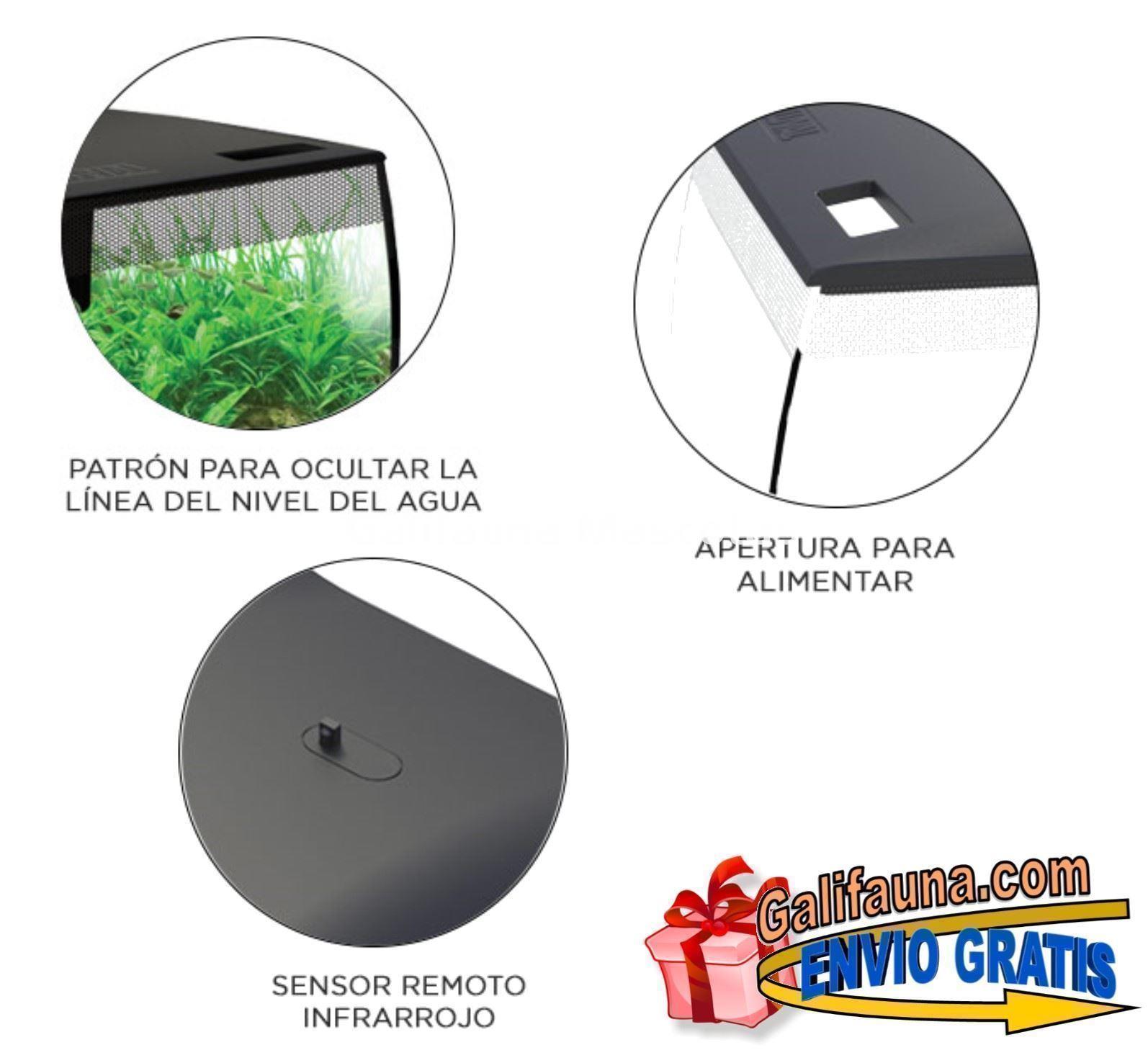 ACUARIO KIT FLUVAL FLEX 34 litros.  "El diseño y la practicidad en un solo acuario." - Imagen 5