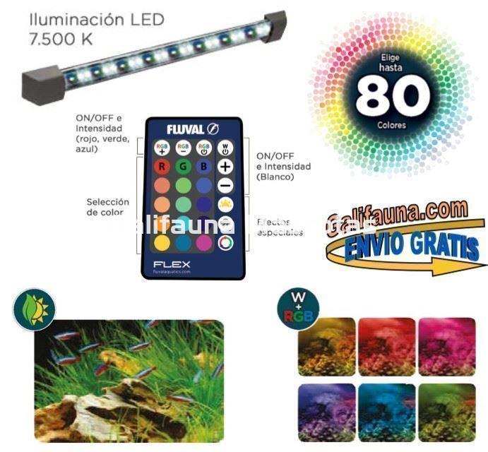 ACUARIO + MESA FLUVAL FLEX 57 litros.  "El diseño y la practicidad en un solo acuario." - Imagen 8