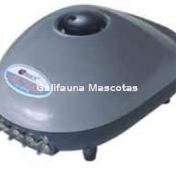 Aireador / Compresor de aire silencioso. 8 salidas. 1200 l/hora. - Imagen 2