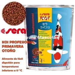 Alimento para Kois SERA Professional KOI para primavera/otoño. Para temperaturas inferiores a 17 °C - Imagen 1