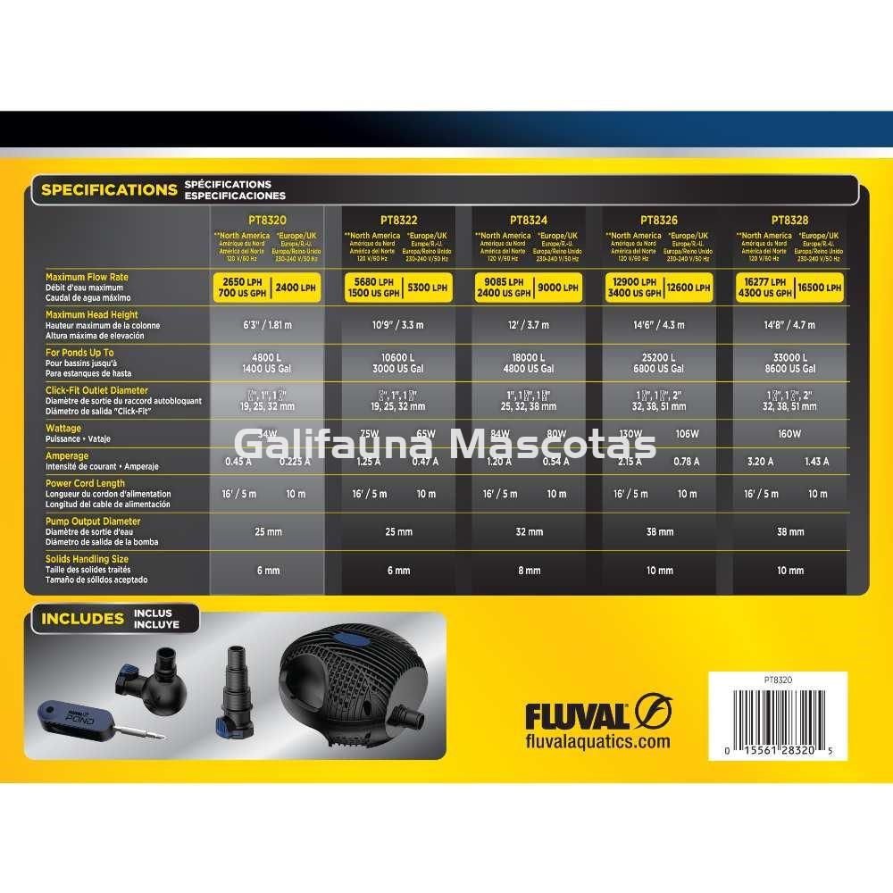 Bomba para estanque MAX FLO SUMERGIBLE. - Imagen 4