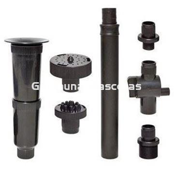Boquillas para bomba de agua de estanque. 3 Fuentes y reguladores. - Imagen 1