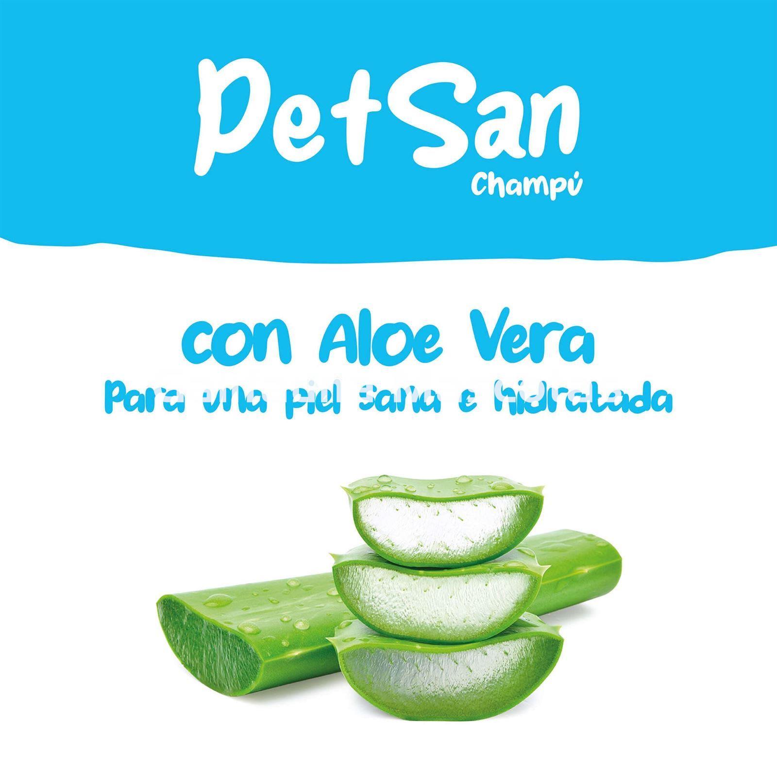 Champú 4 en 1 con Aloe Vera para perros PetSan - Imagen 3