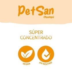 Champú antilágrimas con Aloe Vera para perros y gatos PetSan - Imagen 2