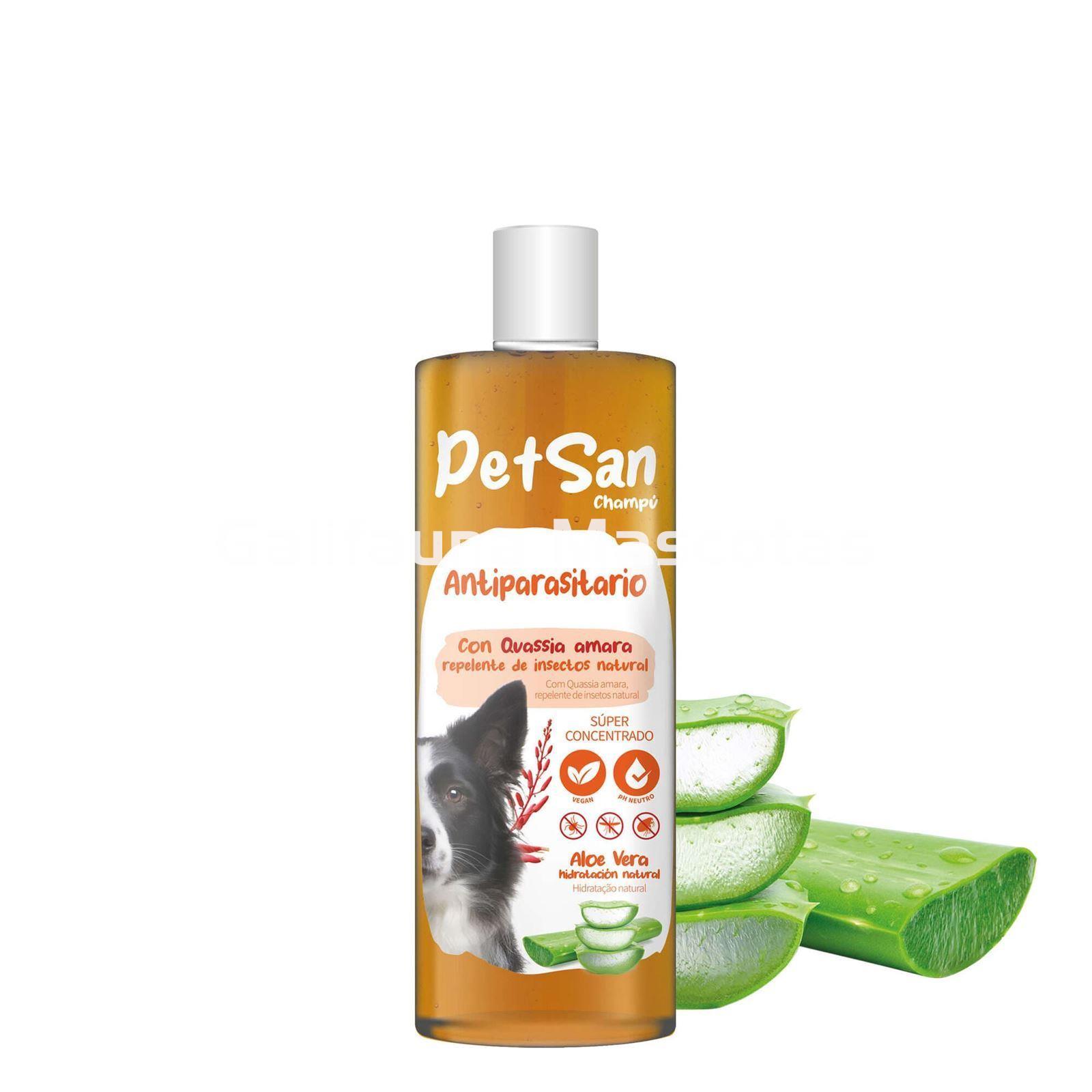Champú antiparasitario con Aloe Vera para perros PetSan - Imagen 1