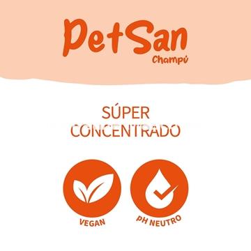Champú antiparasitario con Aloe Vera para perros PetSan - Imagen 2