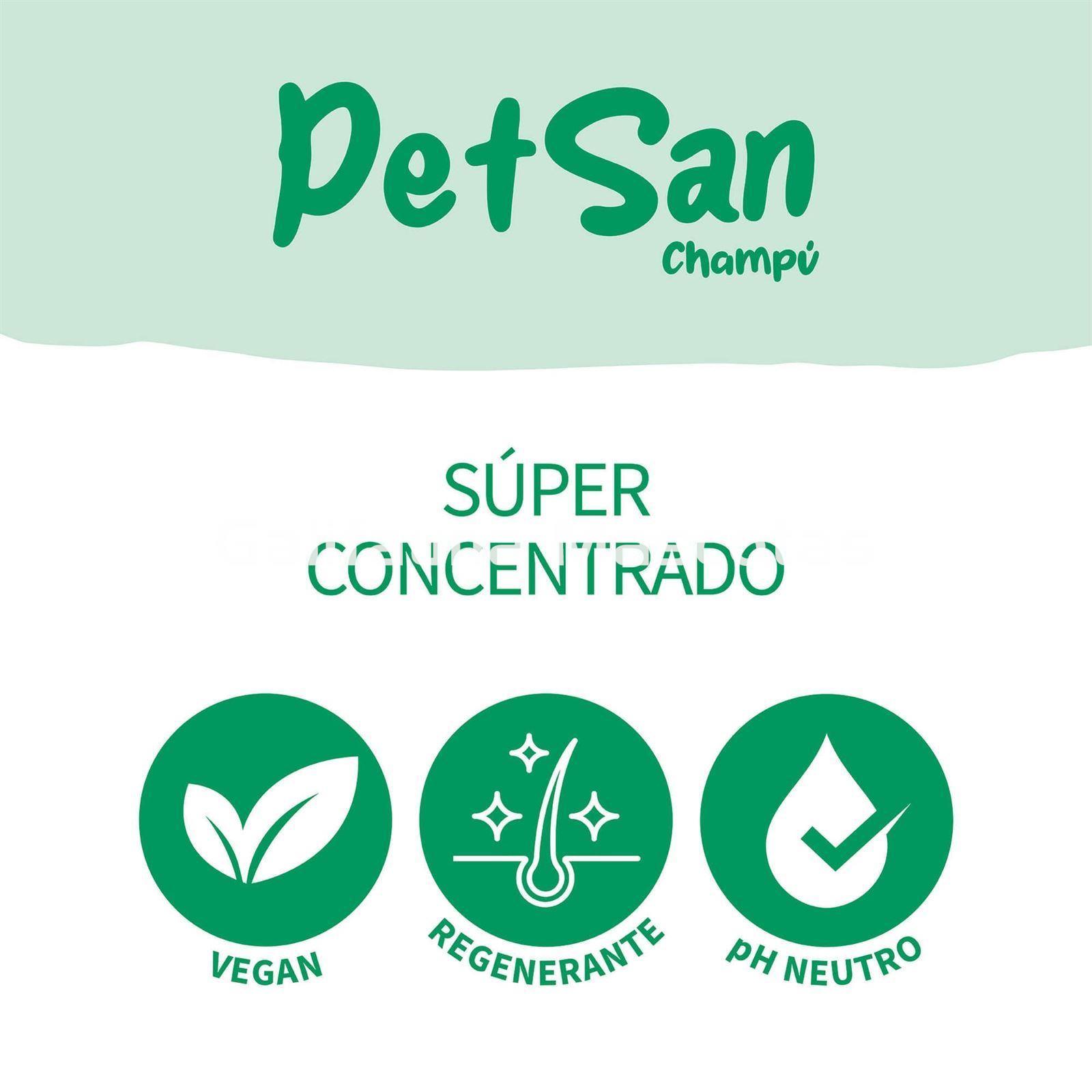 Champú de aceite de visón con Aloe Vera para perros PetSan - Imagen 3