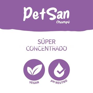 Champú especial pelo blanco con Aloe Vera para perros PetSan - Imagen 2