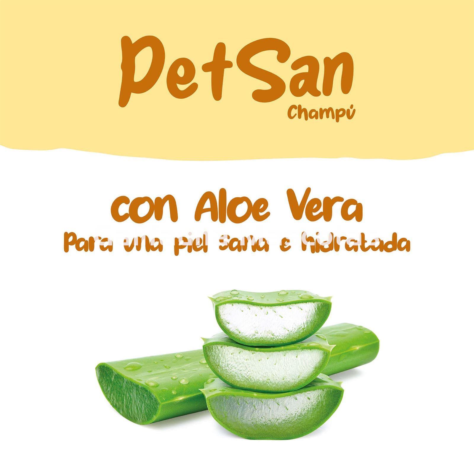 Champú para cachorros con Aloe Vera PetSan - Imagen 3