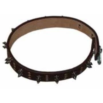 Collar de cuero con clavos - Imagen 1