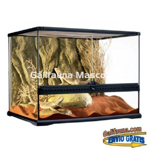 COMBO Terrario + Mesa + Sistema de iluminación.  60x45 cm en varias alturas. - Imagen 4