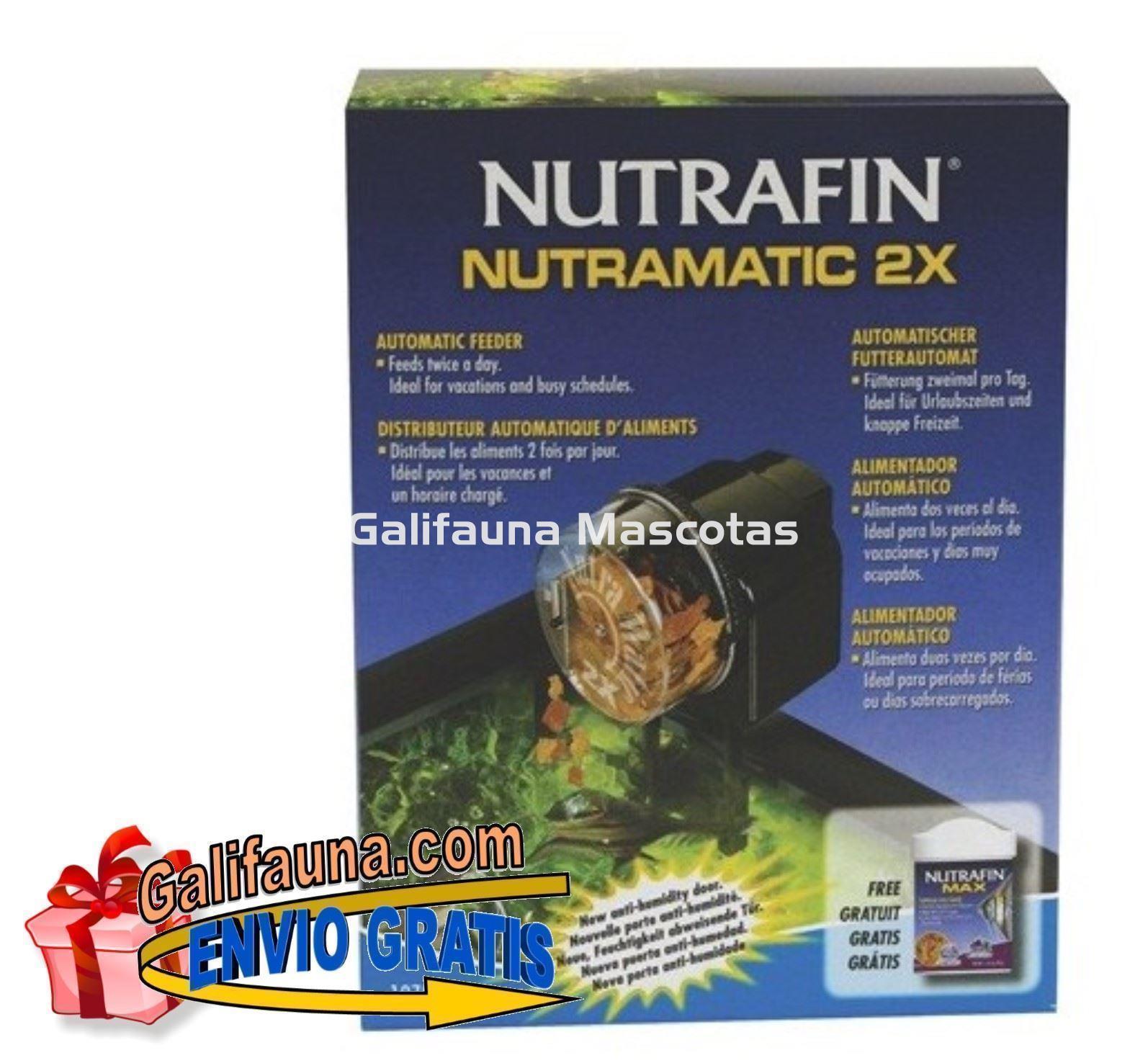 Comedero automatico NUTRAMATIC 2X para acuarios. Alimentador 2 tomas diarias - Imagen 1