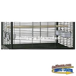 Comedero COME4 para jaula Loros modelo SELVA. Adaptable a otras jaulas. - Imagen 1