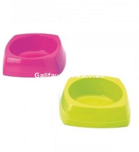 Comedero roedores de plastico mediano. Colores surtidos. - Imagen 1