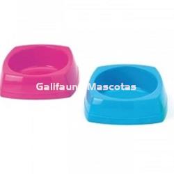 Comedero roedores y pájaros de plastico pequeño. Colores surtidos. - Imagen 1