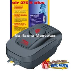 Compresor de aire SERA 275 PLUS. Dos salidas. Aireador para acuario. - Imagen 2