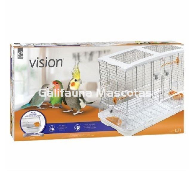 CONJUNTO JAULA+MESA VISION L11.  75 x 38 x 133,5 cm.  Alambre grueso. - Imagen 5