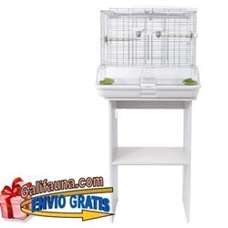 CONJUNTO JAULA+MESA VISION M01.  61 x 38 x 131 cm. "La jaula mas limpia del mercado" - Imagen 1