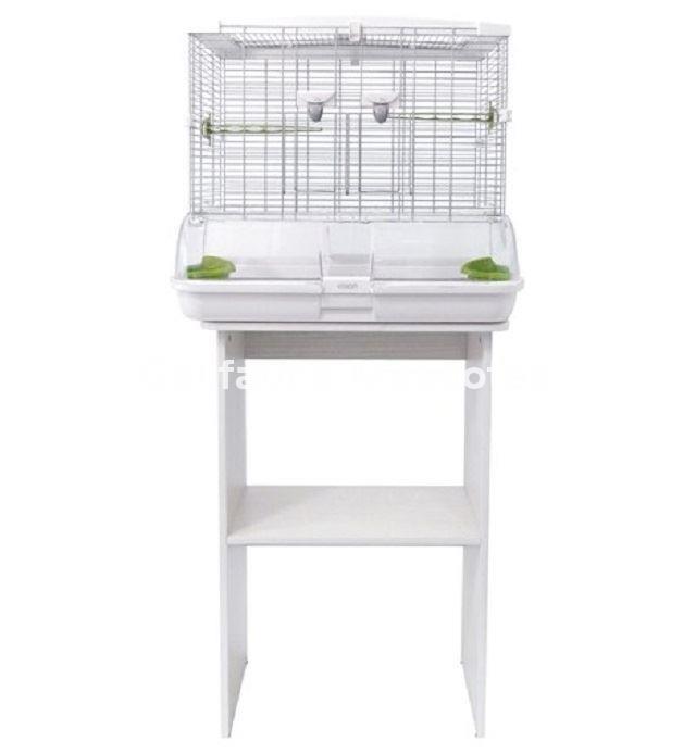 CONJUNTO JAULA+MESA VISION M01.  61 x 38 x 131 cm. "La jaula mas limpia del mercado" - Imagen 2