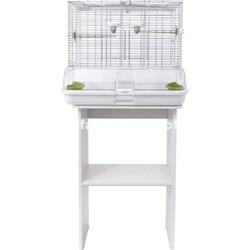 CONJUNTO JAULA+MESA VISION M01.  61 x 38 x 131 cm. "La jaula mas limpia del mercado" - Imagen 2