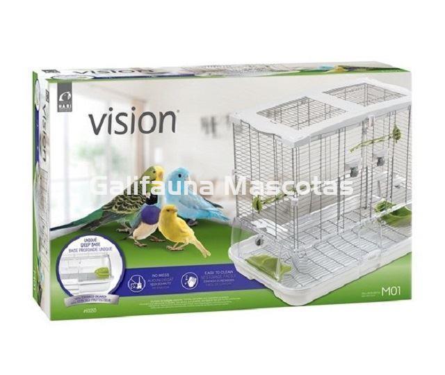 CONJUNTO JAULA+MESA VISION M01.  61 x 38 x 131 cm. "La jaula mas limpia del mercado" - Imagen 5