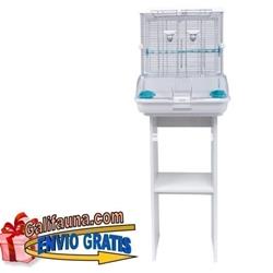 CONJUNTO JAULA+MESA VISION S01.  45.5 x 35.5 x 129 cm. "La jaula mas limpia del mercado" - Imagen 1