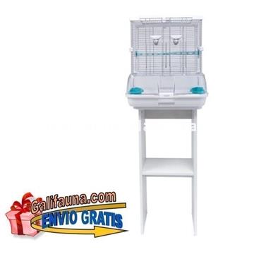 CONJUNTO JAULA+MESA VISION S01.  45.5 x 35.5 x 129 cm. "La jaula mas limpia del mercado" - Imagen 1