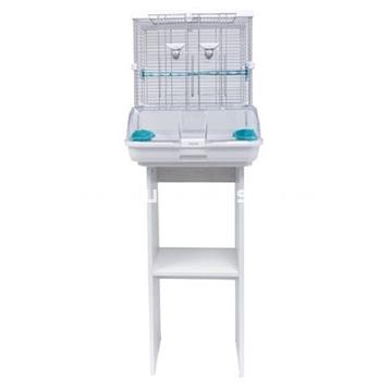 CONJUNTO JAULA+MESA VISION S01.  45.5 x 35.5 x 129 cm. "La jaula mas limpia del mercado" - Imagen 2