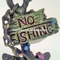 Decoración Ancla "No Fishing". - Imagen 1