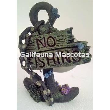 Decoración Ancla "No Fishing". - Imagen 2
