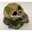 Decoración Calavera con lapas, plantas y coral - Imagen 2