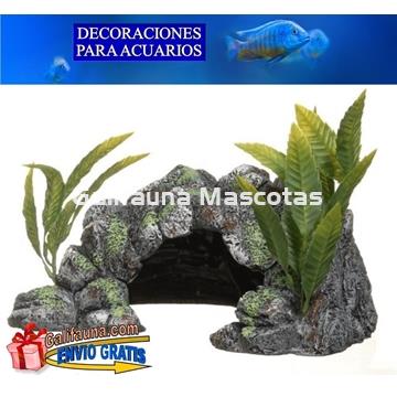 Decoración cueva Polinesia en varios tamaños. Adorno para acuario. - Imagen 1