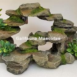 Decoración Gran Roca en Arco con plantas - Imagen 1