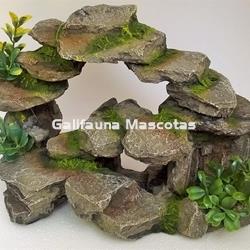 Decoración Gran Roca en Arco con plantas - Imagen 2