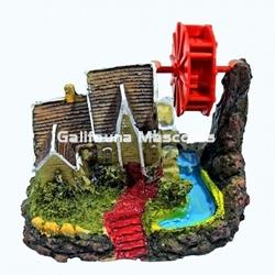 Decoración Molino para acuarios. Rueda giratoria. - Imagen 1