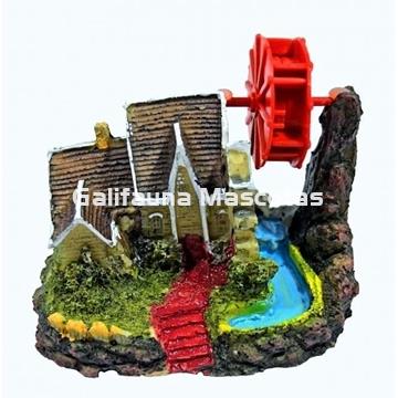 Decoración Molino para acuarios. Rueda giratoria. - Imagen 1