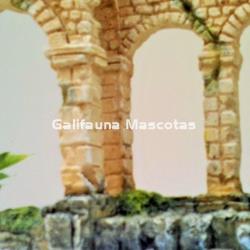 Decoración ruinas romanas triple arco. 25x6,5x15 cm - Imagen 2