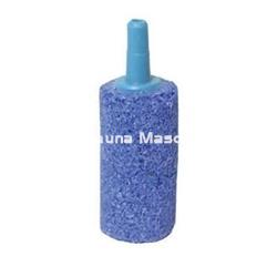 Difusor de aire cilíndrico 2cm x 1,5cm. Piedra difusora azul. - Imagen 1