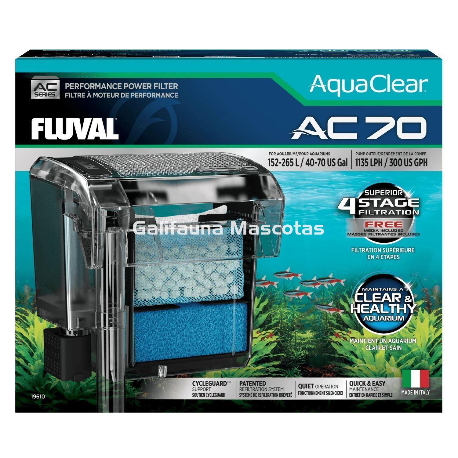 Filtro mochila para acuarios AquaClear Fluval AC - Imagen 5