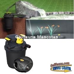 Filtro presurizado + Bomba de agua para estanque PRESSURE FLO UV. Con UV incluído. - Imagen 1