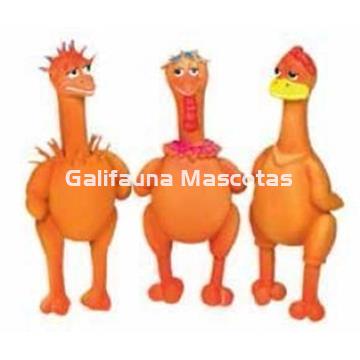 Gallina en latex "cool". Juguete perro - Imagen 1