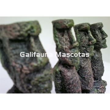 Gran decoración figuras de la isla de Pascua. - Imagen 2