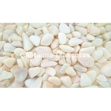 Grava grande de cantos rodados de mármol. - Imagen 1