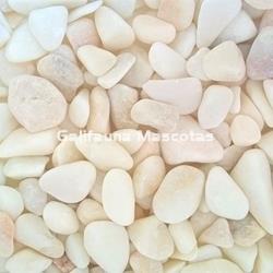 Grava grande de cantos rodados de mármol. - Imagen 2