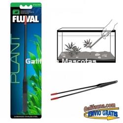 HERRAMIENTAS PARA AQUASCAPING FLUVAL PLANT:  - PINZAS FORCEPS CON PUNTAS DE GOMA  - - Imagen 2
