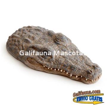 ISLA FLOTANTE COCODRILO para Tortugas, anfibios y otros reptiles. Para Tortugueras y Aqua-terrarios. - Imagen 2