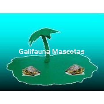 Isla para Tortuguera modelo Palmera. - Imagen 1