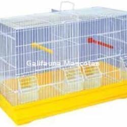 Jaula de cria para pajaros doble. 58x32x37cm - Imagen 1