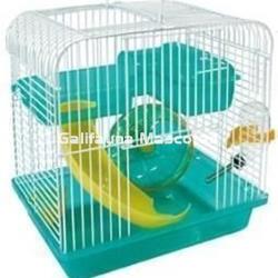Jaula para hamster con todos los accesorios. Grande 27x20x25,5 - Imagen 1